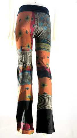 HI-P21276-OR - Printed Patch Pants