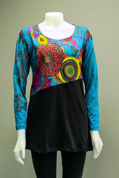 Printed Emb. Tunic