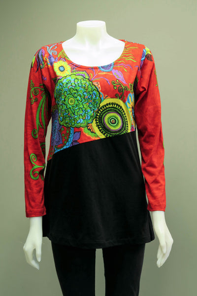 Printed Emb. Tunic