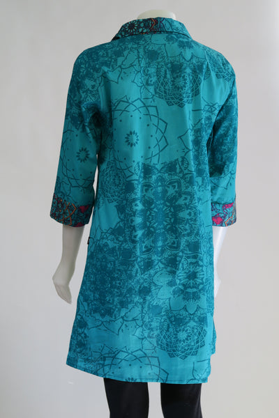 HI-T20226-PE Khurta 3/4 Sleeve Tunic