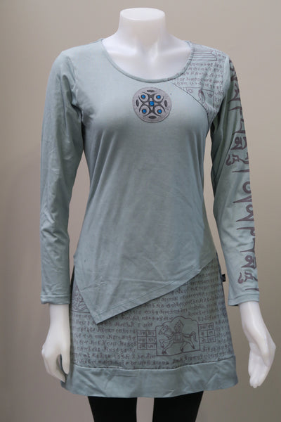 Organic Cotton Layered Mantra Tunic