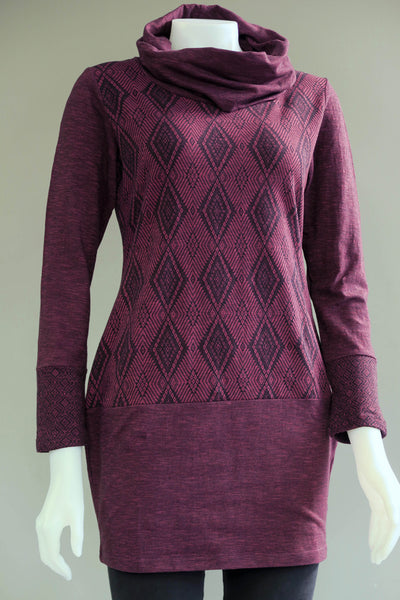 Org. Cotton Diamond Jacquard Tunic