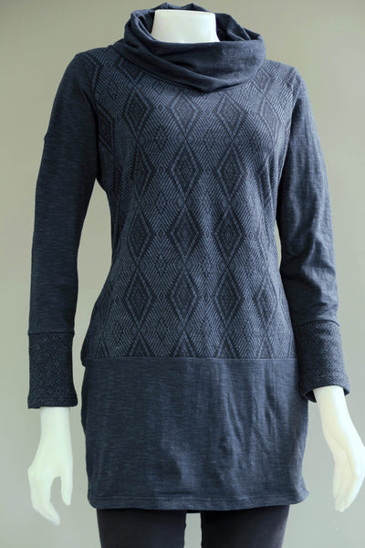 Org. Cotton Diamond Jacquard Tunic