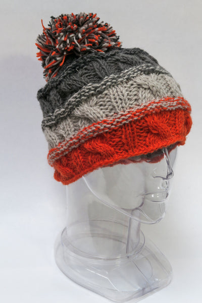 4 Colour Cable Hat