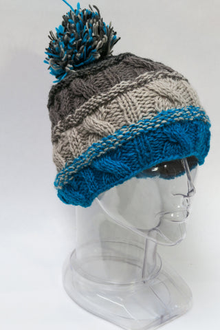 4 Colour Cable Hat